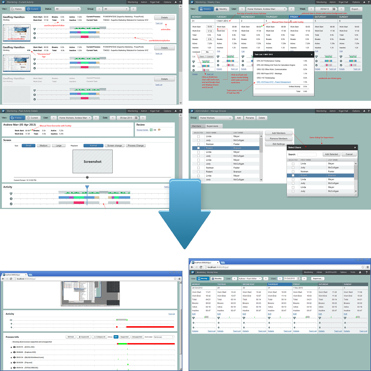 DesktopTracker Design & Implementation