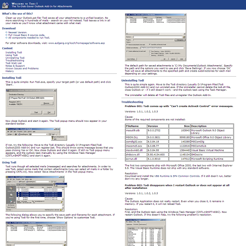 TODI Attachment Saver
